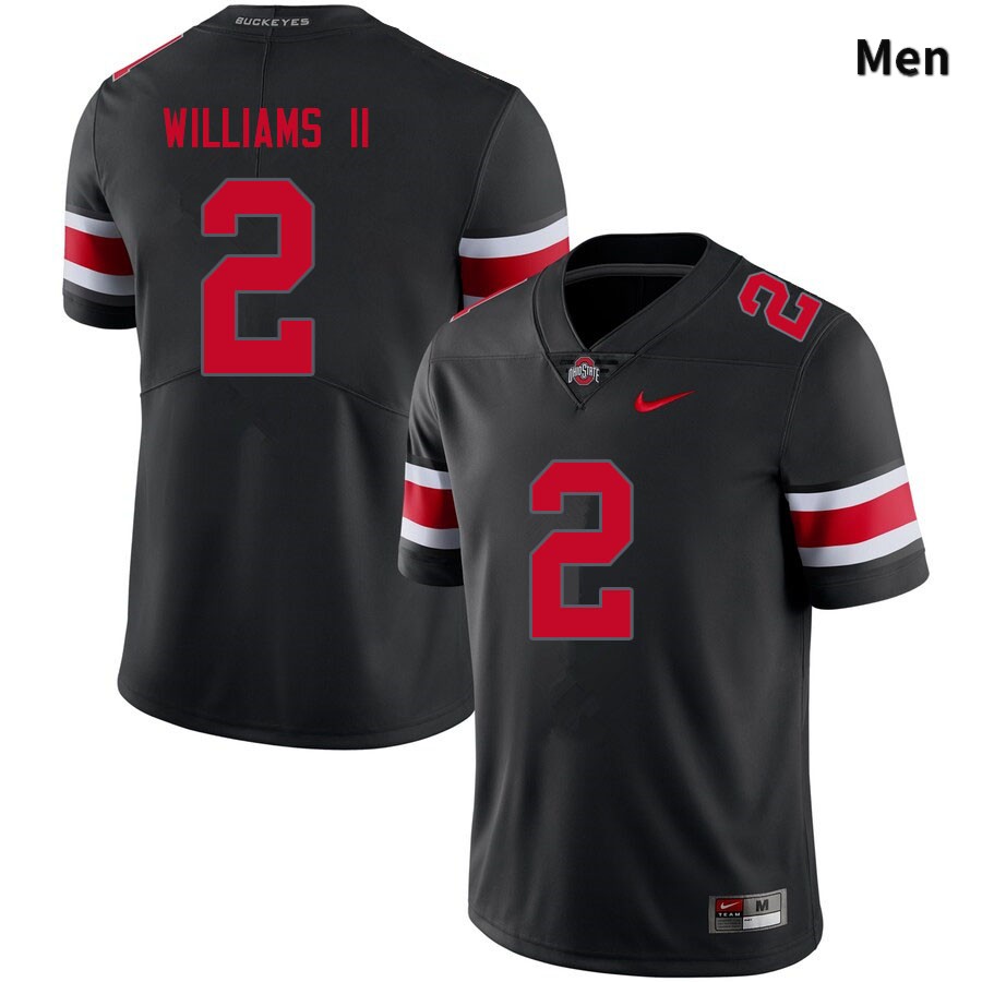 Ohio State Buckeyes Kourt Williams II Men's #2 Blackout Authentic Stitched College Football Jersey